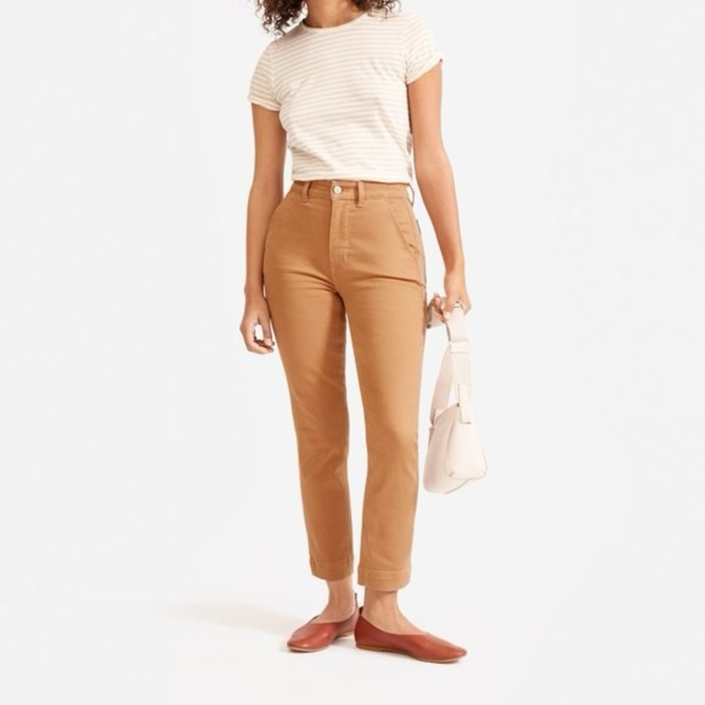 Everlane The Slim Leg Crop Tawny Size 0